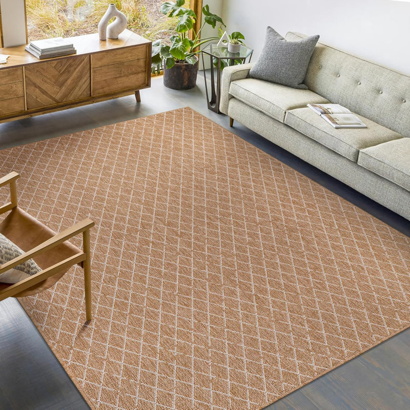 Non Slip Area Rugs Washable Carpet Pad Entryway Rug Weather Resistant Indoor and Outdoor Use 840306, Rectangle 120 x 180 cm