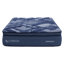 Matelas King de 14 pouces avec système de poches, bleu, multicouches de mousse, mémoire de forme et housse souple roulée compressée, mousse, couches-1343759542