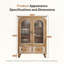 Garde-manger antique brun et blanc-1596783585