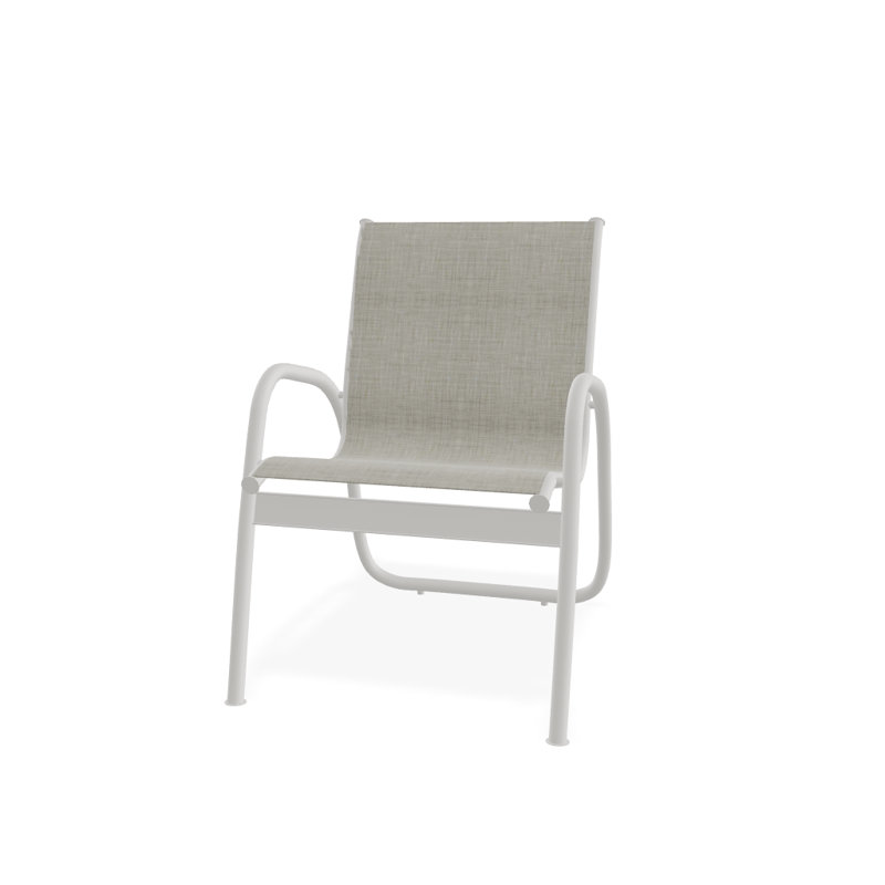 Fauteuil de patio Gardenella, Neige texturée, Ella