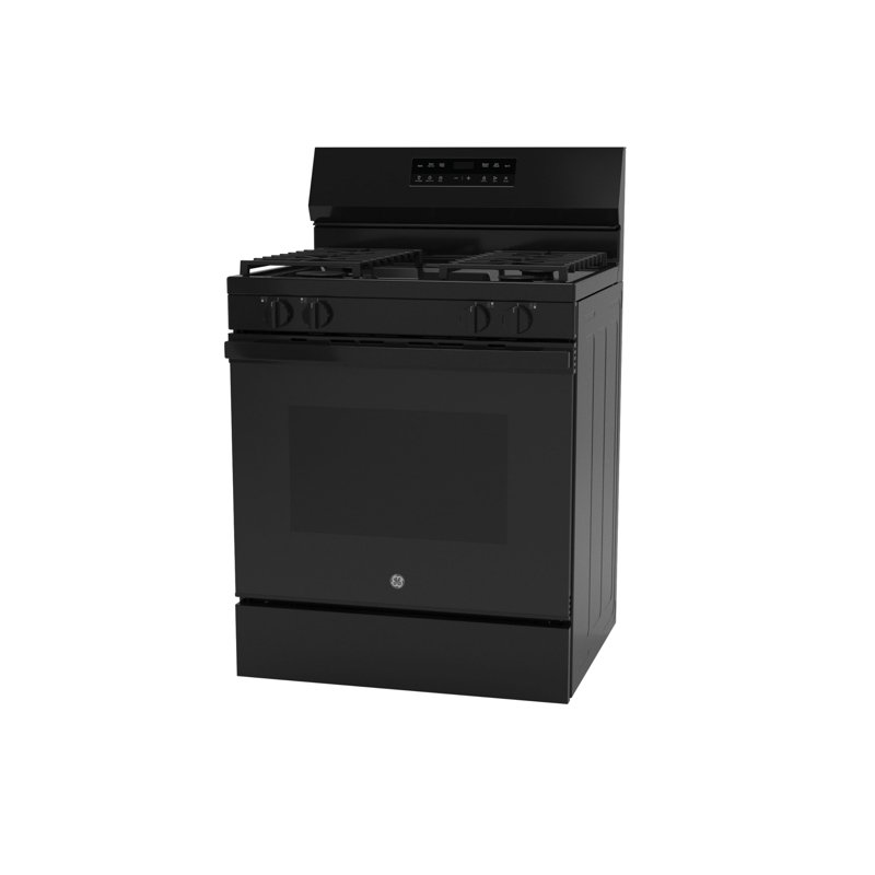 GE® 30" Free-Standing Gas Range, Black