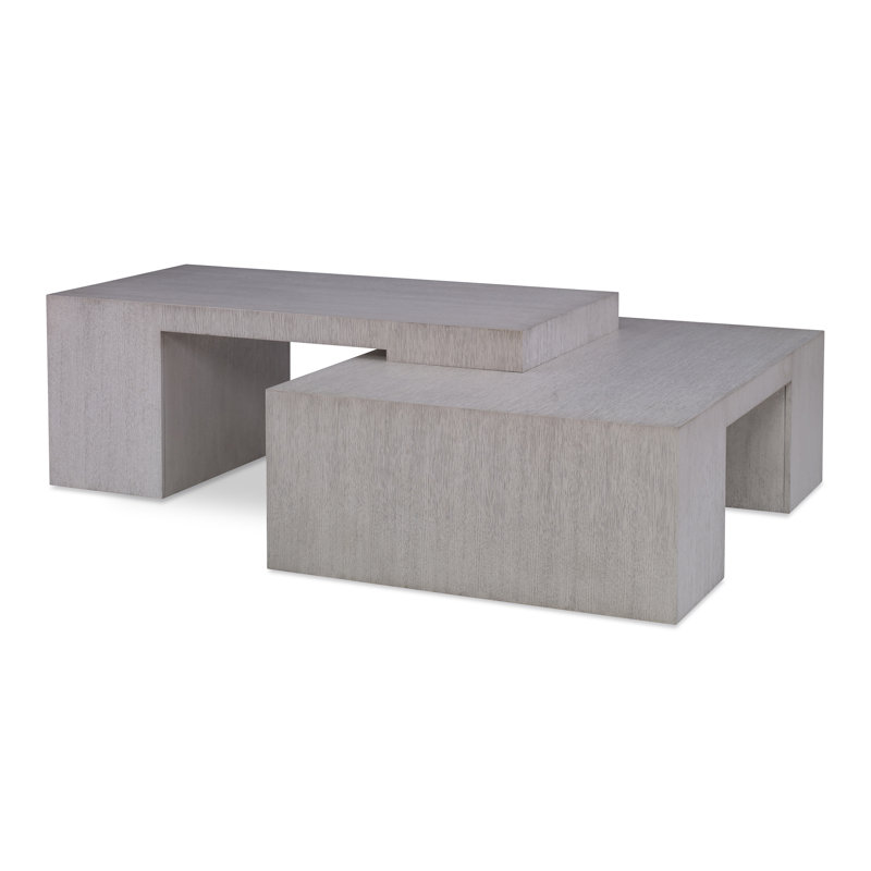 Table basse à blocs de construction