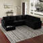 Canapé-lit modulaire coulissant avec repose-pieds Seybert-101956739
