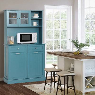 68"h Kitchen Trash Cabinet by Red Barrel Studio
