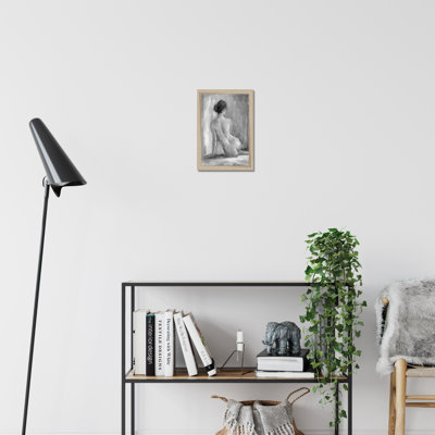 Figure In Black And White I by Ethan Harper - Painting