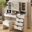 Ensemble de coiffeuse avec miroir lumineux à DEL-1366337782-1366337787