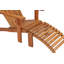 Teak Adirondack Chair with Ottoman