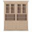 Edier 94.48cm H x 78.74cm W Library Bookcase