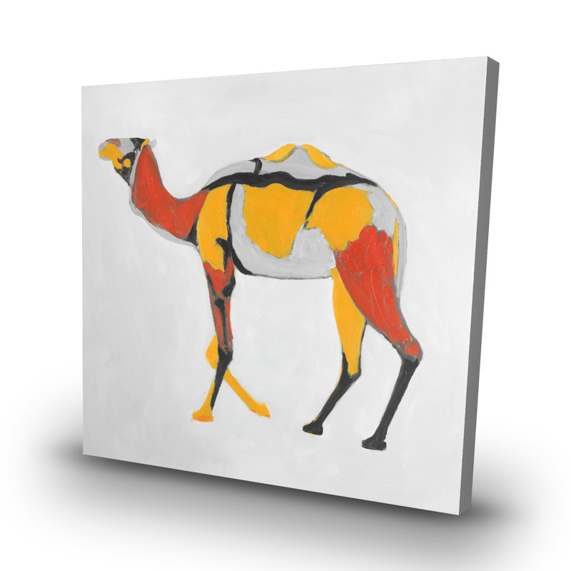 Abstract dromedary - 32"x32" art on canvas