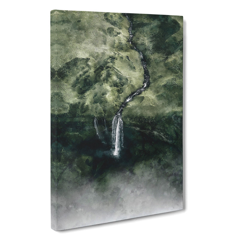 Waterfall View - Wrapped Canvas, 60cm H x 40cm W x 3cm D