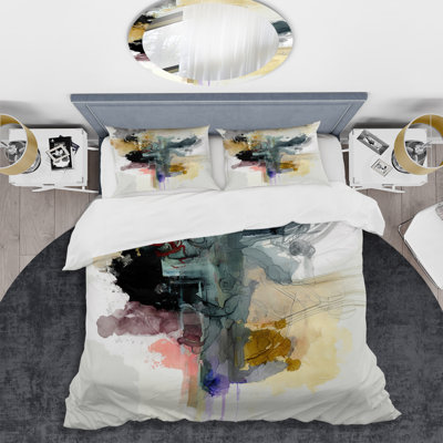 Ensemble de housse de couette en microfibre / polyester Alizarin
