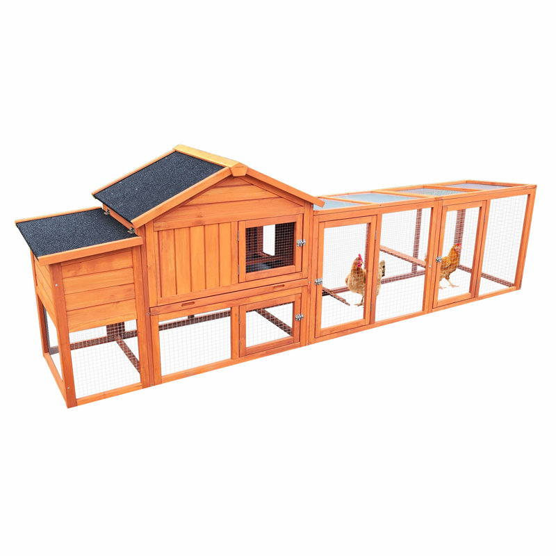 Outstanding Wooden Pet House with Multiple Functionalities for Outdoor Use, Brown