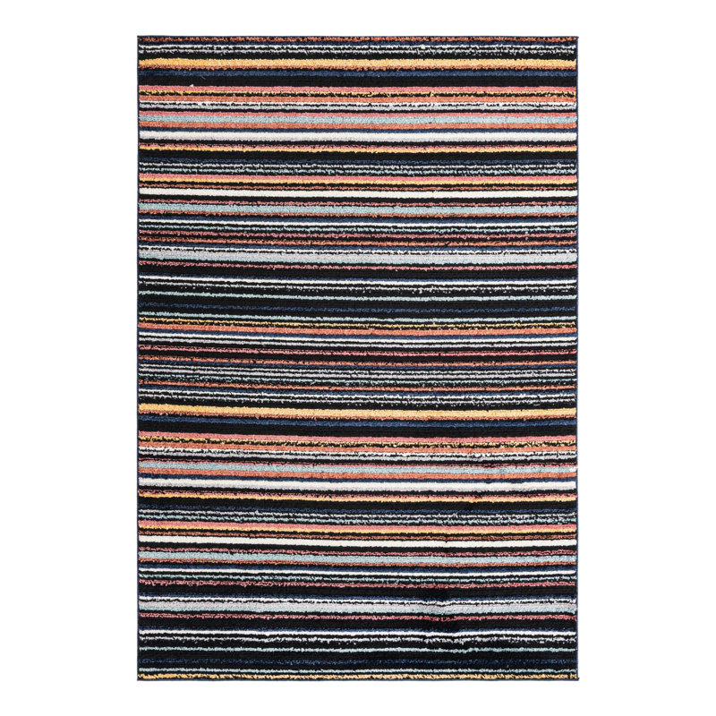 Prentice Striped Indoor Rug, Rectangle 6' x 9'