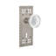 Craftsman Plate with Decorative Keyhole and Crystal Meadows Knob-909368101-909368097