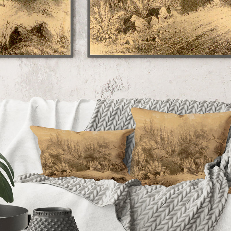 Coussin Vintage Cowboys In The West