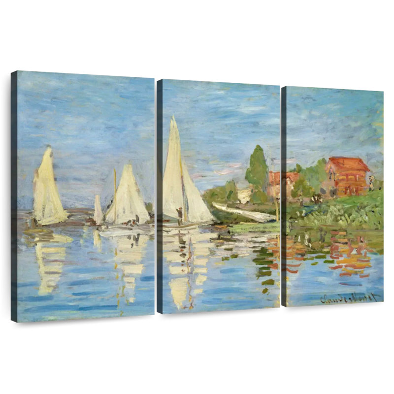 Aletra Regatta At Argenteuil 1872, 36" H x 57" W