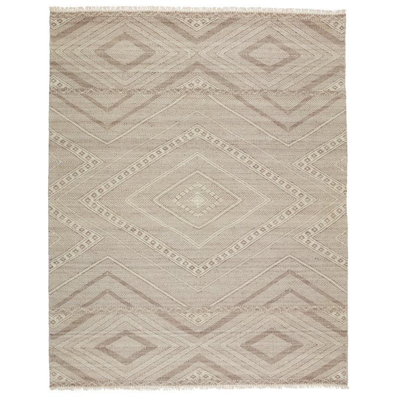 Satori Hand Woven Wool Moroccan Area Rug, Rectangle 8' x 10'
