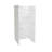 Utile 3636 Composite Direct-to-Stud Three-Piece Alcove Shower Wall Kit in Marble Carrara-123534260