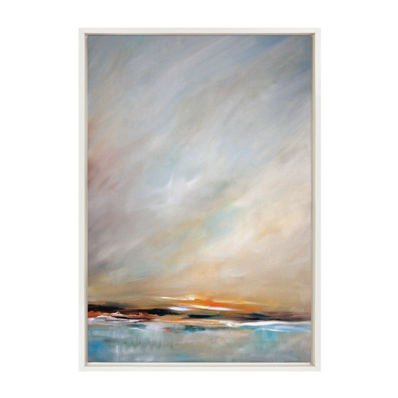 Days End by Mary Sparrow - Frame Print on Canvas, 18" W x 24" H, White Canvas