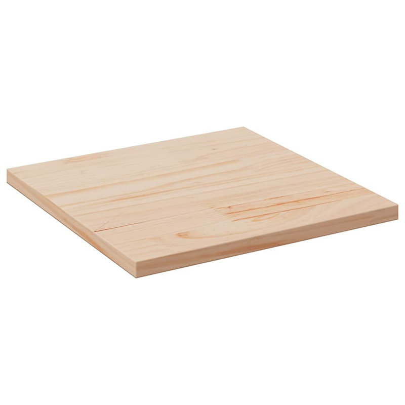 Solid Wood Table Top, 2.5cm H x 50cm W x 50cm D