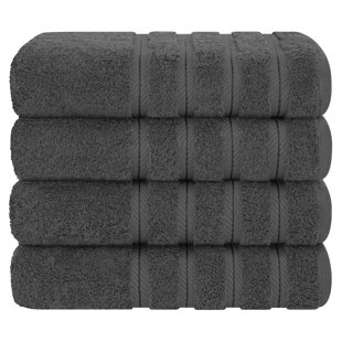Charcoal Gray Color Bath Towels and Hand Towels - Everplush – The