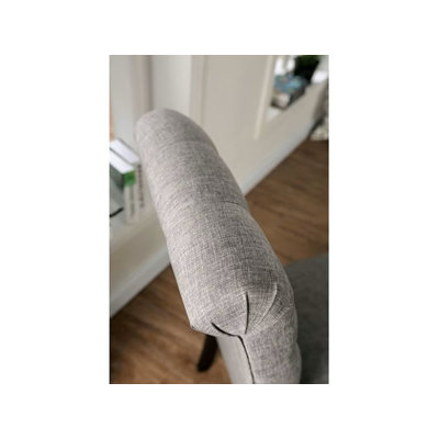 Ensemble de 2 chaises d'appoint Ivorywood avec revêtement gris clair