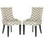 Chaise d'appoint rembourrée en lin Agampreet-1273906764