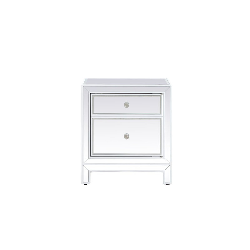 Table de chevet Fairgrove, Blanc