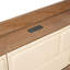 Lit de jour en bois avec tablettes de rangement rembourrées-736645314