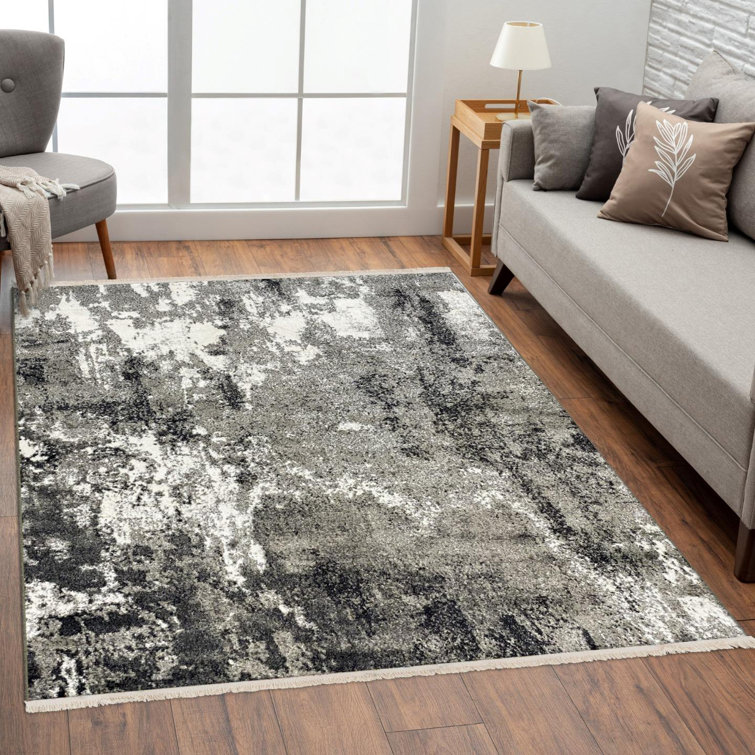 Tapis moderne à franges Modern