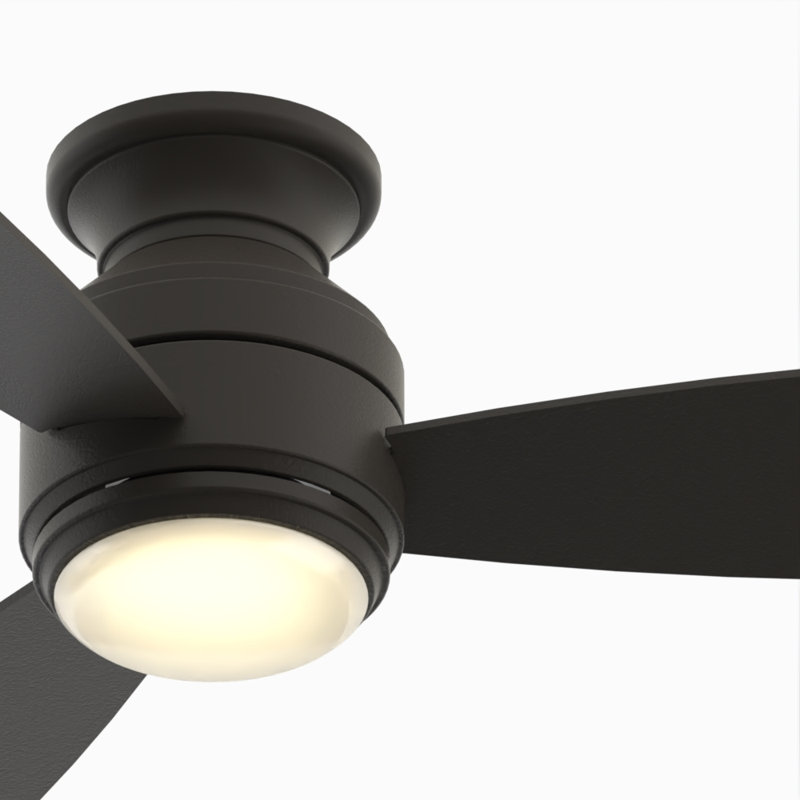 Lasky 44'' Ceiling Fan with LED Lights, Matte Greige
