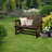 Solid Wood Two-Person Patio Glider-508784236