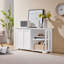 107cm Multifunctional Sideboard with Concealed Storage-1376910029