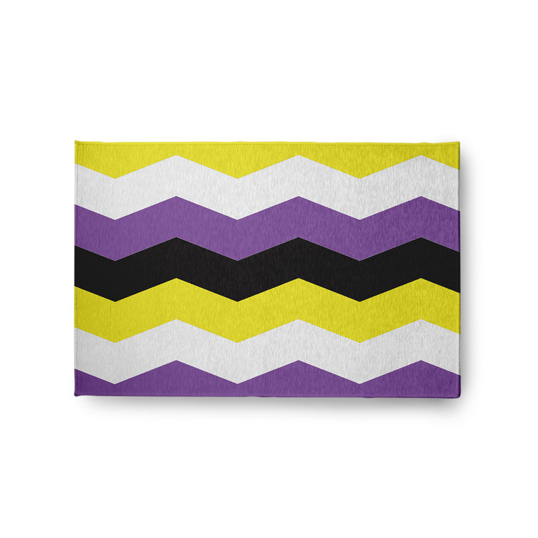 Chenille Chevron Indoor Rug