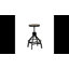 Tabouret de comptoir pivotant Kerome-2125296243