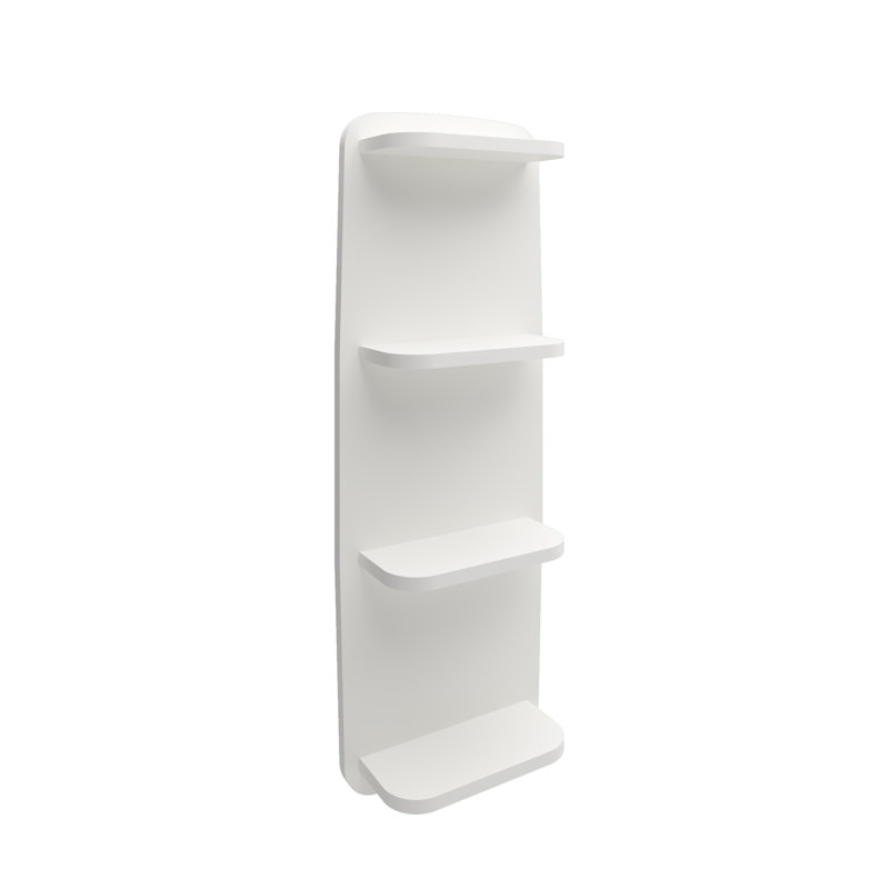 Klose 4 Piece Tiered Shelf, Alpine White