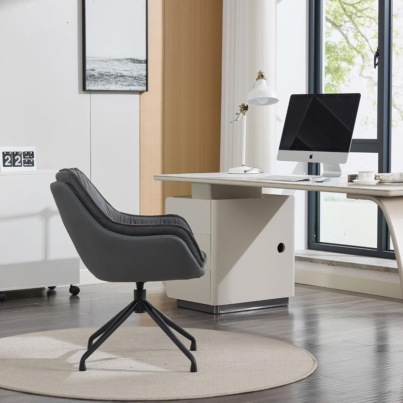 Inbox Zero Office Chair, Grey, Grey