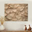 Crème blanc amande feuilles - feuilles de bois décoration murale - sur bois de pin naturel-626669863