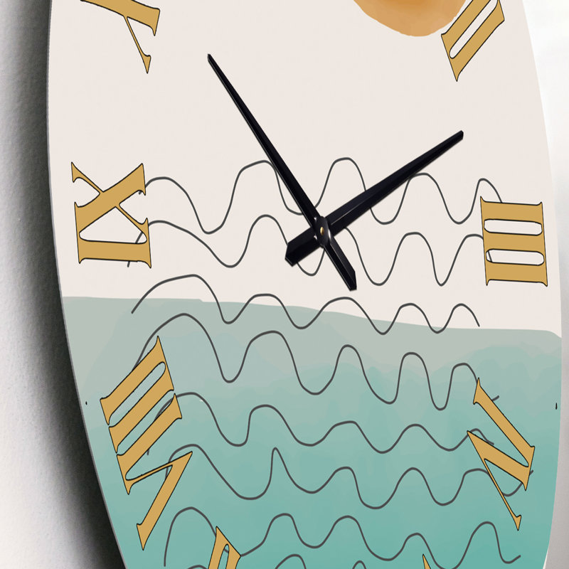Minimal élémentaire organique et géométrique compostions XX XX III - horloge murale moderne, Petit