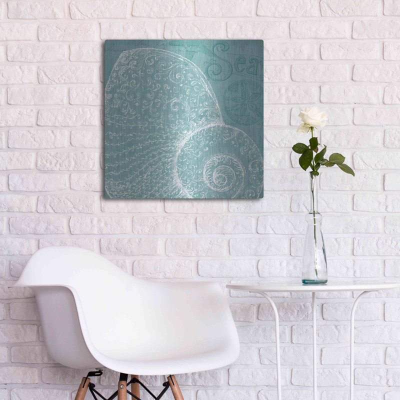 «Aqua Treasure IV» par Daphne Brissonnet, H 24 po x l 24 po