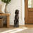 Antique Bronze Look Sitting Hound Dog Statue