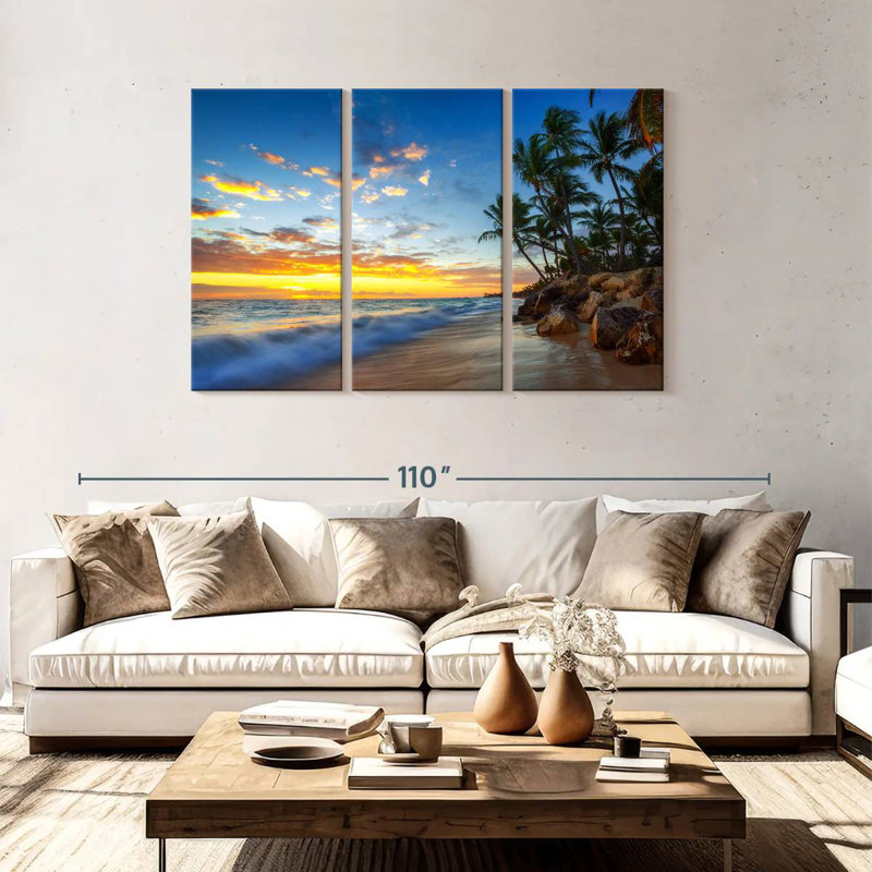 Gillard Dominican Republic Paradise Beach, 48" H x 74" W