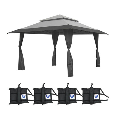 Z-Shade 13 Ft. W x 13 Ft. D Steel Patio Gazebo