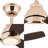 42” Ceiling Fan Light With Remote Control (Walnut)-972668511