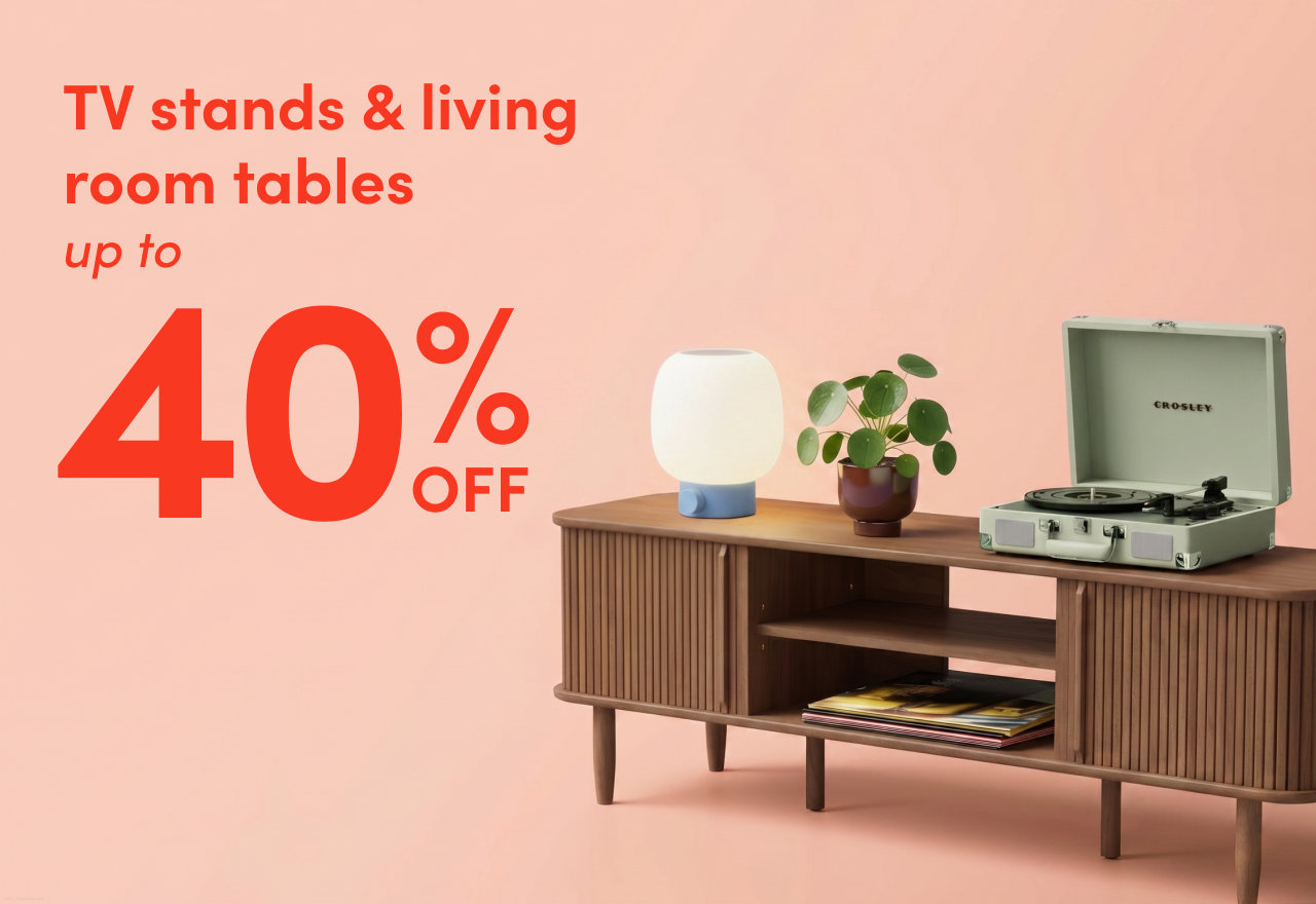 TV stand & living room table clearance