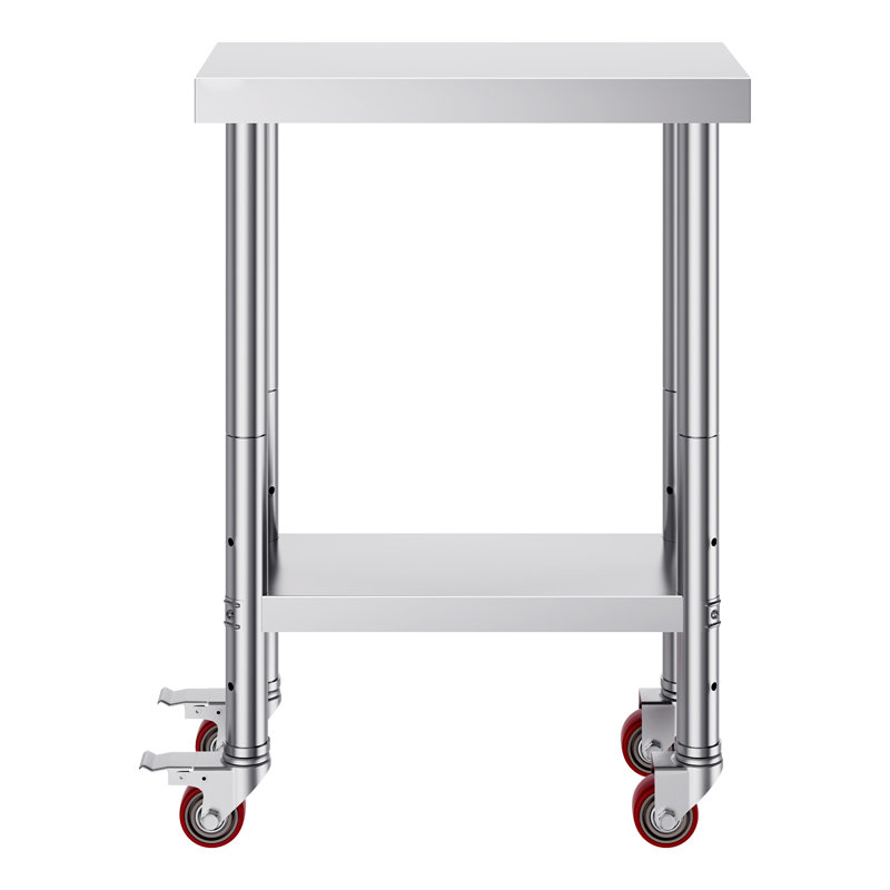 Stainless Steel Work Table With Wheels
