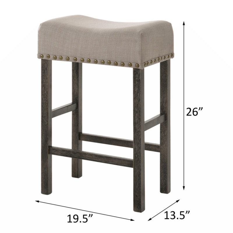 Azzay Upholstered Counter Stool