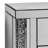 Csoma 14'' W Glass Nightstand