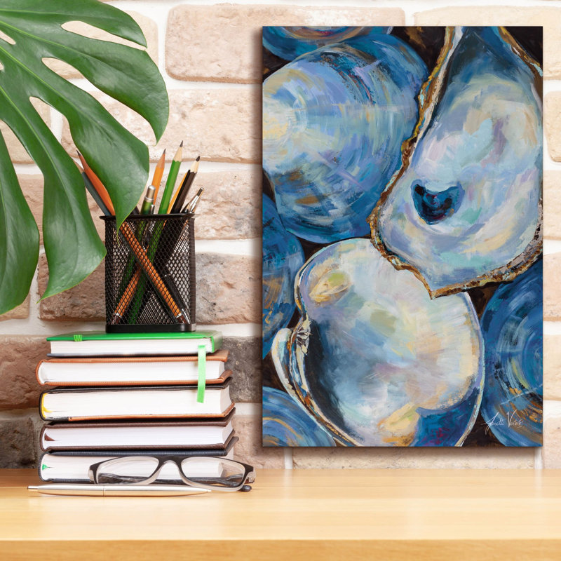 «Matununk Shells Light» par Jeanette Vertentes, art mural sur toile, H 18 po x l 12 po x P 0,75 po