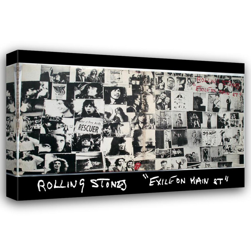 Rolling Stones, Exile sur la rue principale, H 12 po x l 18 po